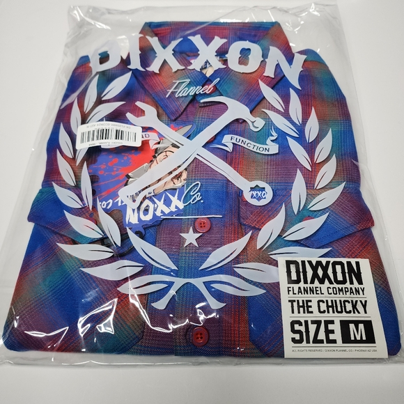 DIXXON FLANNEL - CHUCKY Flannel Shirt - Mens Medium - Horror Series - Picture 5 of 9